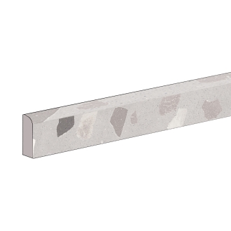 Sant Agostino Deconcrete De-Micro Pearl Naturale Sockel 7,3x90 cm