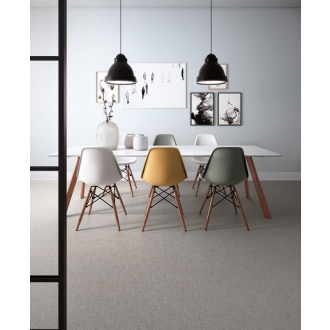 Fliese Sant Agostino Fineart in der Farbe Grey verlegt in einem Wohnzimmer