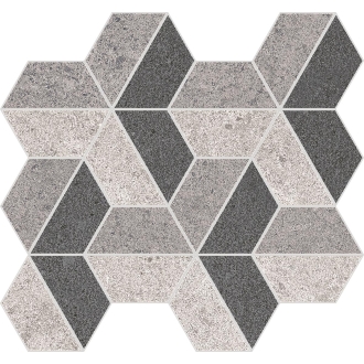 Sant Agostino Highstone Dark Naturale Mosaik Hexagon 24x28 cm