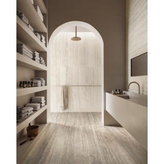 Fliese Sant Agostino Invictus in der Farbe Beige verlegt in einem Badezimmer