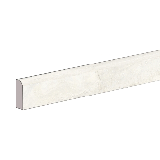 Sant Agostino Invictus White Naturale Sockel 7,3x60 cm