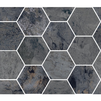 Sant Agostino Metastone Night Naturale Mosaik Maxi Class 30x34,5 cm