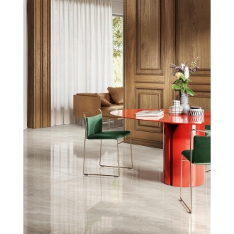 Fliese Sant Agostino Paradiso in der Farbe Beige verlegt in einem Wohnzimmer