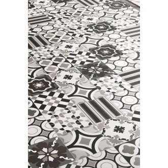 Fliese Sant Agostino Patchwork in der Farbe B&W Mix
