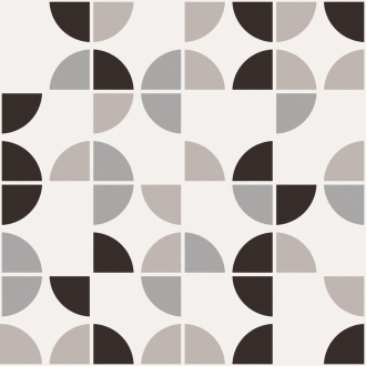 Fliese Sant Agostino Patchwork in der Farbe B&W Mix