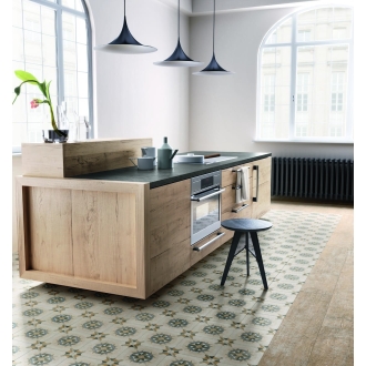 Fliese Sant Agostino Patchwork in der Farbe Classic 1 verlegt in einer Küche