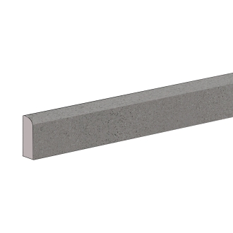 Sant Agostino Sable Grey Naturale Sockel 7,3x60 cm