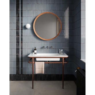 Dekor Sant Agostino Tetris in der Farbe Artic verlegt in einem Badezimmer