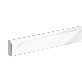 Sant Agostino Themar Statuario Venato Naturale Sockel 7,3x90 cm