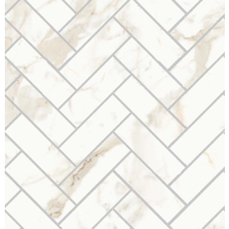 Sant Agostino Themar Venato Gold Naturale Mosaik Spina 30x30 cm