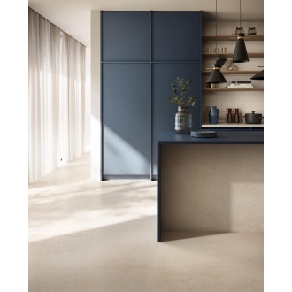 Fliese Sant Agostino Unionstone 2 in der Farbe Olimpia Avorio verlegt in einer Küche