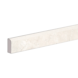 Sant Agostino Via Appia White Cross Krystal Sockel 7,3x60 cm
