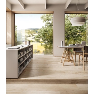 Fliese Sant Agostino Yorkwood in der Farbe Honey verlegt in einem Büro