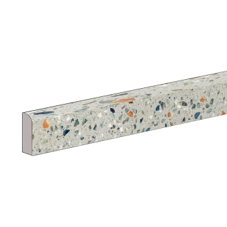 Sant Agostino Glow Plus Sage KRY Sockel 7,3x60 cm