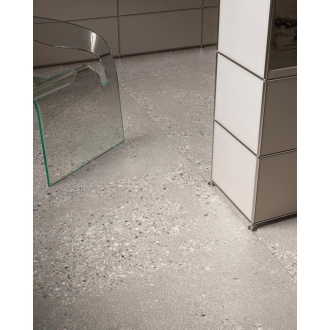 Sant Agostino Gravel Large Grey Antislip Bodenfliese 90x90 cm