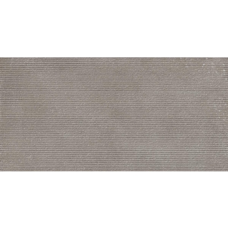 Sant Agostino Gravel Small Plisse Grey Boden- und Wandfliese 60x120 cm