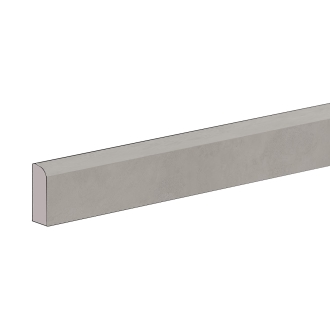 Sant Agostino Iki Grey SOFT Sockel 7,3x60 cm