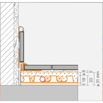 Schlüter BEKOTEC-EN 18 FTS Estrichnoppenplatte mit Trittschalldämmung 1,12 m²