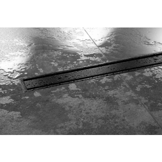 Schlüter KERDI-LINE-A 19 mm Rinnenabdeckung SOLID Graphitschwarz 50 cm