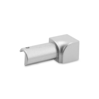 Schlüter Rondec-E Ecken, Innenecken Imitat Metall-Druckguss gebürstet, Rondec-E-Ecken ID/RO125EB