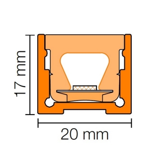Schlüter LIPROTEC EASY LED-Modul RGB+W Aluminium 200 cm