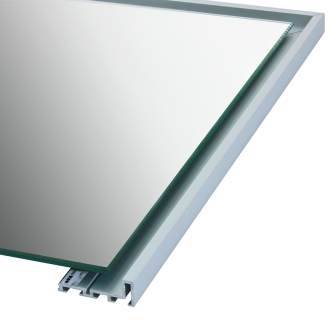 Schlüter LIPROTEC D Aufnahmeprofil für Dekor-Materialien 16,5 mm Aluminium 250 cm