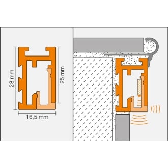Schlüter LIPROTEC PBD Streuscheibe indirekte+direkte Beleuchtung 250 cm