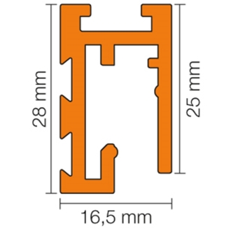 Schlüter LIPROTEC PB Profil Treppenkante Aluminium 250 cm