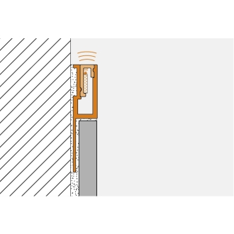 Schlüter LIPROTEC VB Profil 11 mm Voutenbeleuchtung Aluminium edelstahl gebürstet 250 cm