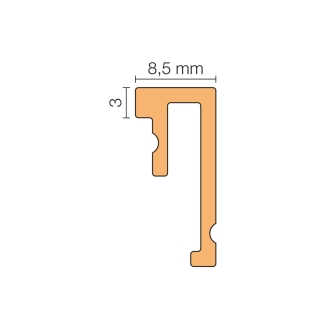 Schlüter LIPROTEC VBD Streuscheibe direkte Beleuchtung 250 cm