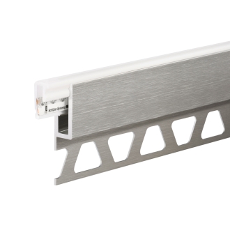 Schlüter LIPROTEC VB Profil 11 mm Voutenbeleuchtung Aluminium edelstahl gebürstet 250 cm