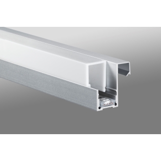 Schlüter LIPROTEC WSQ Profil mit Quadec-Abschluss Aluminium 250 cm