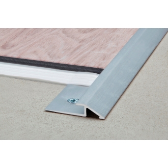 Schlüter VINPRO-U Übergangsprofil (mit Höhenunterschied) chrom gebürstet Höhe: 4 mm