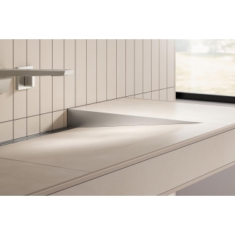 Schlüter KERDI-WASHBASINPROFILE-WW Gefällekeile, Edelstahl gebürstet