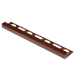 Schlüter-QUADEC-TSR Rostbraun Strukturbeschichtet Abschlussschiene Höhe: 11 mm Länge: 250 cm