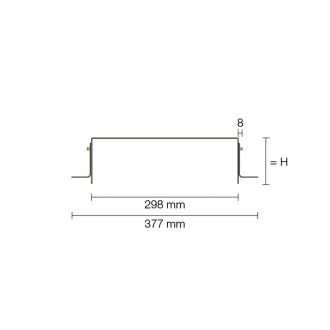 Schlüter DESIGN-NICHE 298x598 mm MBW - brillantweiß matt