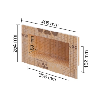 Schlüter Wandnische KERDI-BOARD-N 305x152x89 mm