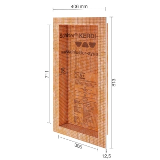 Schlüter Wandnische KERDI-BOARD-N 305x711x89 mm