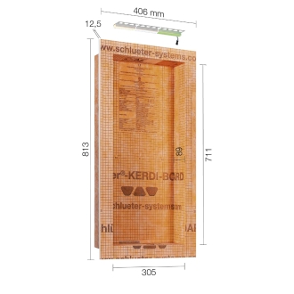 Schlüter LIPROTEC EASY Nischen-Set 305x711mm RGB+W