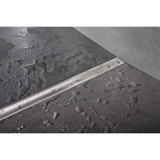 Schlüter KERDI-LINE-VARIO Entwässerungsprofil 180 cm COVE 34 Edelstahl gebürstet