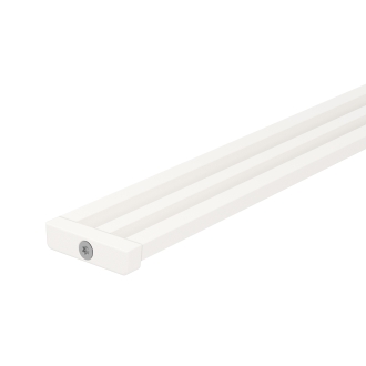 Schlüter KERDI-LINE-VARIO Entwässerungsprofil 180 cm WAVE 42 Brillantweiß matt