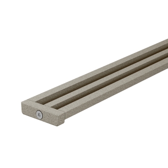 Schlüter KERDI-LINE-VARIO Entwässerungsprofil 120 cm WAVE 34 Steingrau