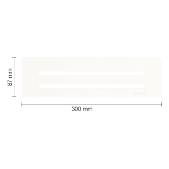 Schlüter Wandablage SHELF-N Brillantweiß matt 300x87 mm