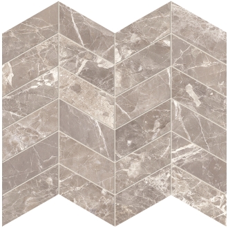 Provenza Unique Marble Mosaico Arrows Moon Grey matt SilkTech Matte 30x30 cm