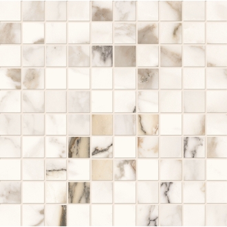 Provenza Unique Marble Mosaik 3x3 Paonazzetto matt SilkTech Matte 30x30 cm
