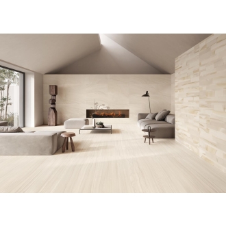 Provenza Varana Stone Boden- und Wandfliese Beige Cross Cut Silktech 30x60 cm 