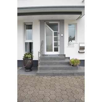 PrimeCollection Wave Terrassenplatte Black 40x80 cm