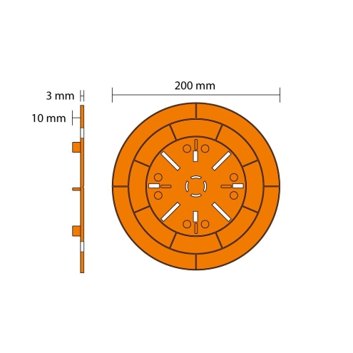 Schlüter-TROBA-LEVEL-PL Lastenverteilerplatte 3mm