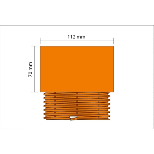 Schlüter-TROBA-LEVEL-PL Plattenlageradapter 70mm