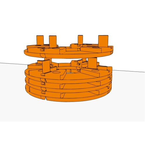 Schlüter-TROBA-LEVEL-PL Plattenlager 10mm stapelbar